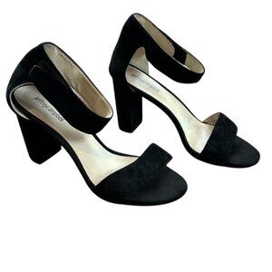 Jeffery Campbell Lindsay Black Suede Heels